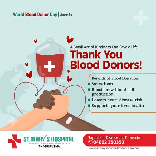A Small Act of Kindness Can Save a Life.  Thank You, Blood Donors!